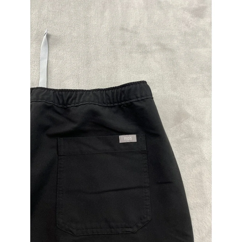 FIGS Scrub Pants Mens Large Black Cargo Technical Collection TM3001 Good